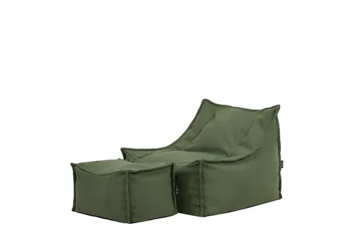 icon Sitzsack Alto Set für Erwachsene mit Fußhocker - Outdoor Sessel - Sitzsäcke für den Außenbereich, wasserabweisend und UV-beständig. Ideal zum Entspannen am Pool oder im Garten mit praktischen Getränkehaltern!