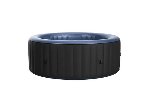 BRAST Whirlpool aufblasbar MSpa Bergen für 4-8 Personen - Whirlpool für 4-8 Personen, ideal für ganzjährigen Einsatz mit bis zu 144 Massagedüsen und energieeffizientem Energiespar-Timer.