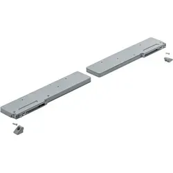 Produktbild Carryhome Türdämpfer, Alu, Kunststoff, 2-teilig, 27x1.5x6.7 cm, Schlafzimmer, Kleiderschränke, Schrankzubehör