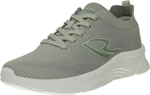 Stylische Damen Sneaker Oliv-Grün-Weiß, EU Größe 38