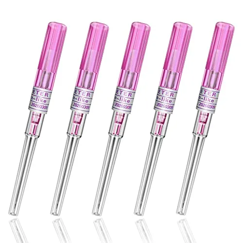 SOTICA Piercing Nadeln 5PCS 20-Gauge-Piercing-Nadeln IV-Katheternadeln zum Piercings Werkzeug zum Piercingzubehör Piercing-Kit (20G)