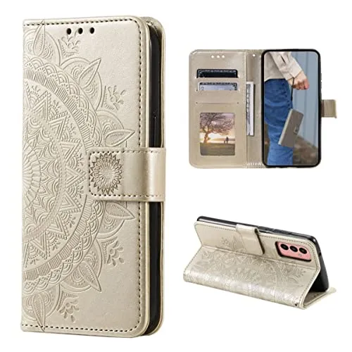 CoverKingz Handy Case kompatibel mit Samsung Galaxy A34 5G in gold von CoverKingz