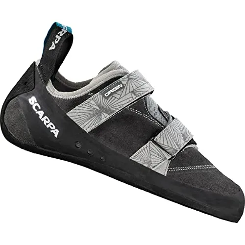 Scarpa Herren Origin Kletterschuhe, Covey Black, 39 EU - Herren-Kletterschuhe aus Leder und Mikrofaser, mit flexibler Vision Sohle für optimale Spannkraft und Druckentlastung – ideal für Kletteranfänger und Fortgeschrittene.