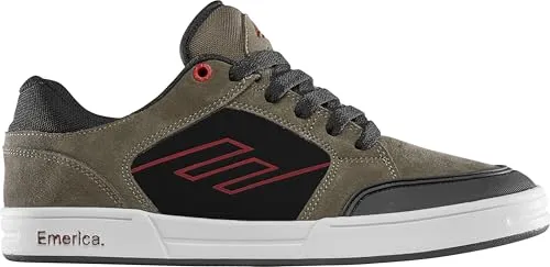 Emerica Herren Sneaker Low HERITIC - Herren-Sneaker aus hochwertigem Veloursleder, langlebig und atmungsaktiv. Gepolsterte Innensohle und Gummisohle für optimalen Komfort und Traktion.