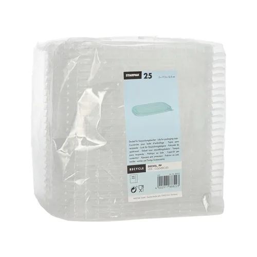 STARPAK Deckel für Feinkostbecher transparent 88822 von Starpak