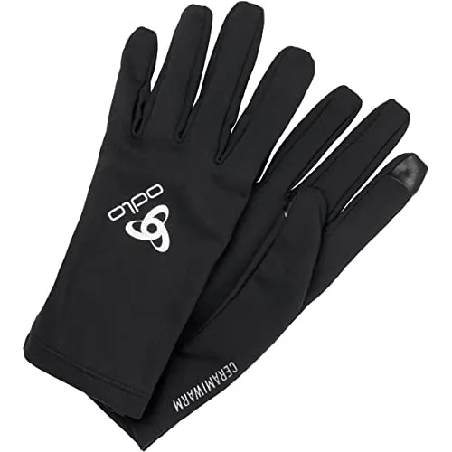 Odlo Ceramiwarm Light Handschuhe XS - Schwarz - Langlaufhandschuhe für optimalen Wärme- und Tragekomfort, ideal für kalte Wetterbedingungen und vielseitig einsetzbar.