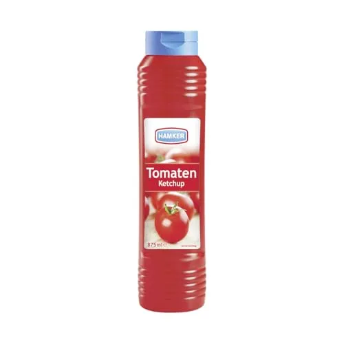Hamker Tomaten Ketchup für Pommes Steak und gegrilltem 875ml
