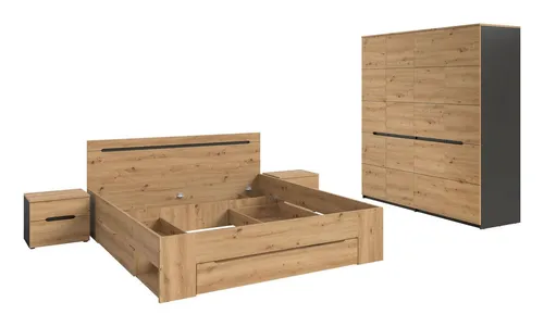 xonox.home Schlafzimmer-Set Canu (3tlg.)