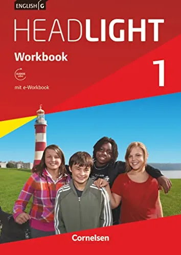 English G Headlight Workbook - Band 1 für das 5. Schuljahr - Englisch lernen mit interaktivem Workbook, inklusive CD-ROM und online Audios für effektives Sprachtraining.