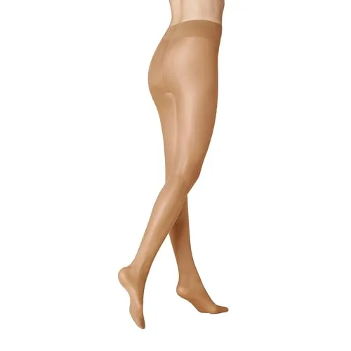 KUNERT Damen Strumpfhose Leg Control 40 semi-blickdicht glänzend 40 DEN Cashmere 0540 48/50