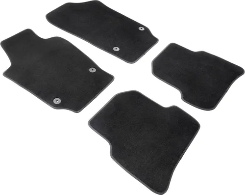 WALSER Auto-Fußmatten Passform Pre für VW POLO V - Premium Automatten für VW POLO V (03/2009-06/2022), aus hochwertigem Teppich gefertigt und perfekt anpassbar für einen luxuriösen Look im Fußraum.
