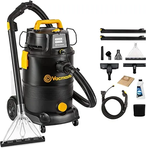 Vacmaster VK1330PWR 1300W 30L 3-in-1 Waschsauger - Nass- & Trockensauger mit leistungsstarkem 1300W-Motor für effektive Teppich- und Polsterreinigung. Dual-Tank-Design für hygienische Sauberkeit und vielseitige Anwendung.