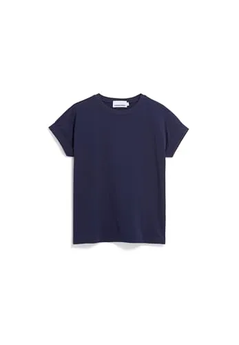 ARMEDANGELS Damen T-Shirt IDAARA Loose Fit in Tinted Navy von ARMEDANGELS