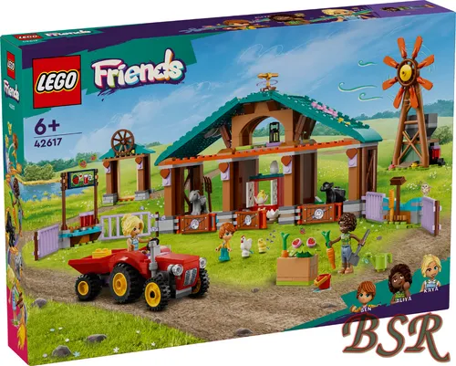 LEGO Friends Auffangstation für Farmtiere - Bauernhof-Spielzeug mit 3 Minipuppen, 5 Tieren und Traktor, kreatives Rollenspiel für Kinder ab 6 Jahren und Förderung der Fantasie