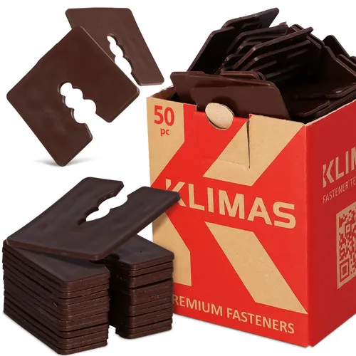 50x DISTANZKLÖTZE 2 mm Verglasungsklötze Distanzstück Unterlegplatte Kunststoff