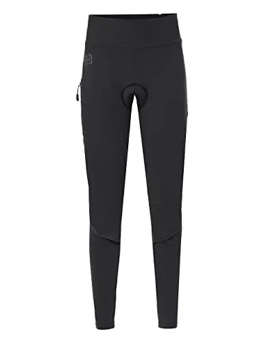 VAUDE Damen Women's Kuro Warm Hybrid Tights Hose - Funktionshosen für Gravel Bike, wasser-, wind- und schmutzabweisend mit ergonomischer Schnittführung und hohem Anteil an recycelten Materialien.
