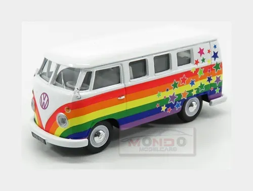 1:43 CORGI Volkswagen T1 Minibus Camper Van 1961 Peace & Love Various CC02731 Mo