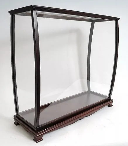 Casa Padrino Luxus Modellschiff Vitrine Dunkelbraun