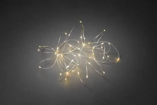 Konstsmide 6387-890 Motiv-Lichterkette Tropfen in gelb von Konstsmide