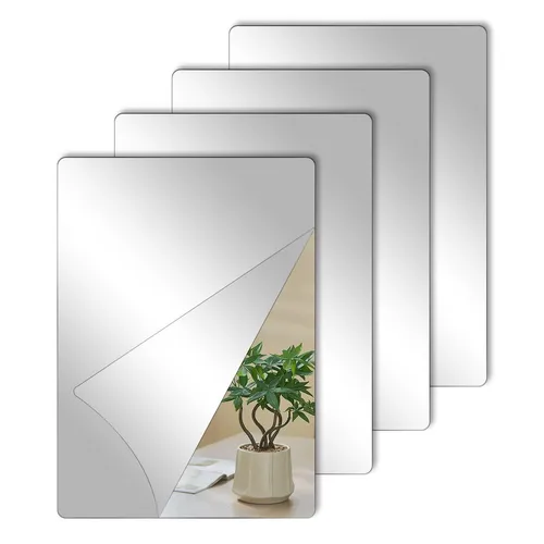 Stück Selbstklebende Fliesenspiegel – Acrylspiegel – Flexibler Nicht-Glas R... 4