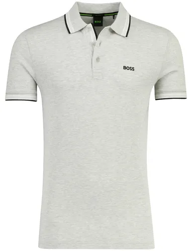 BOSS GREEN Poloshirt Paddy 10241663 01 3XL - Stylisches Poloshirt in Silber aus 100% Baumwolle, ideal für lässige Outfits. Größe 3XL bietet optimalen Tragekomfort und eine perfekte Passform.
