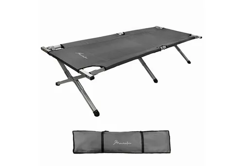 Montafox Profi XXL THW-Feldbett – Klappbett für Camping und Reisen