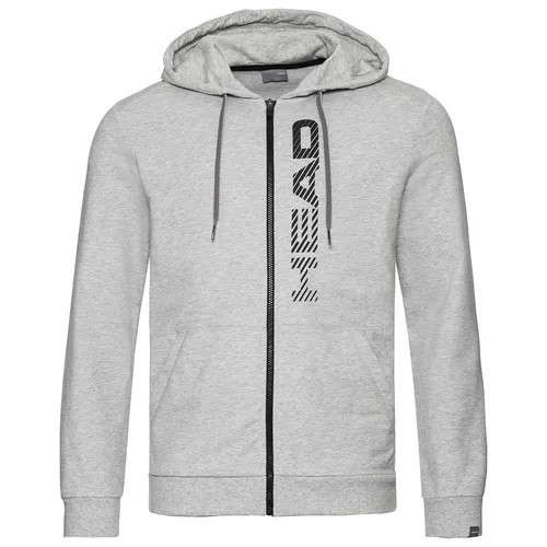 Head Hoodie Club Fynn Fullzip Herren hellgrau, Größe S von HEAD