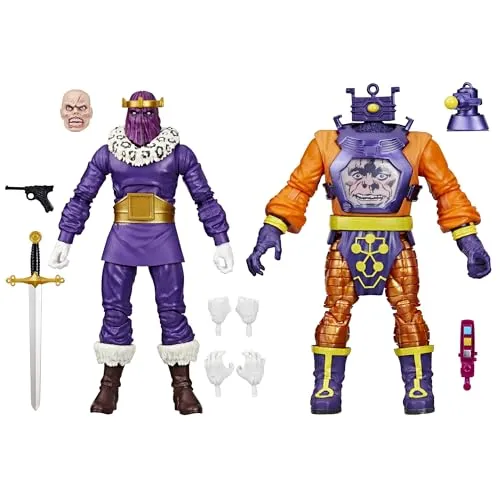 Marvel Legends Series Baron Zemo und Arnim Zola, Captain America Schurken, Action-Figuren zum Sammeln zu den Comics, Figurenskala 15 cm