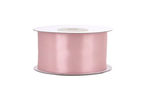 Creativery Satinband, Satinband 38mm x 25m Rolle Altrosa