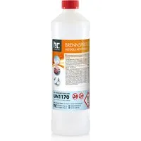 Höfer Chemie 15x 1 L Brennspiritus 94% - Reinigungsmittel mit 94% Alkoholgehalt, ideal für streifenfreies Fensterputzen und vielseitige Anwendungen im Haushalt und Garten.