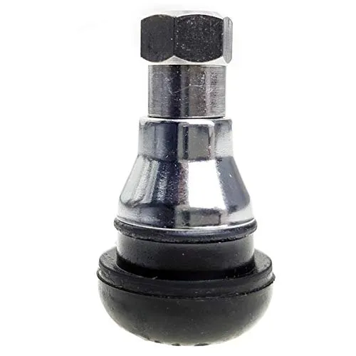 STIX Chrom Gummiventile TR412 AC Verchromte Ventile Reifenventile Snap in 1 Stück