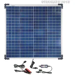 OPTIMATE 80 W Solar-Panel-Ladegerät TM523-8 - Effizientes Solar-Pulsladesystem für 12 V Batterien, schützt vor Tiefentladung und ermöglicht sichere Langzeitwartung. Ideal für Innen- und Außenanwendungen.