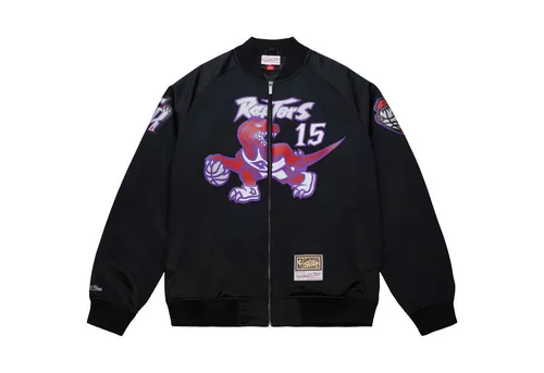 Mitchell & Ness Bomberjacke Satin MAXXED Toronto Raptors Vince Carter