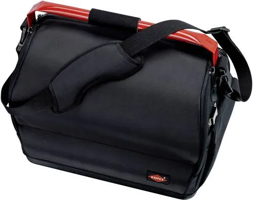 Knipex Werkzeugtasche 00 21 08 LE LightPack - beidseitig zu öffnen, strapazierfähiges Polyester mit Tragegriff und Schultergurt