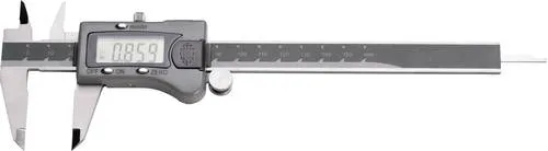 Horex Digitaler Taschenmessschieber 2211716 - Digitale Messschieber aus rostfreiem Stahl, präzise Messungen bis 150 mm und ideal für unterwegs im praktischen Etui.