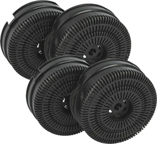 vhbw 4x Aktivkohlefilter kompatibel mit Hotpoint-Ariston AH61CMX/HA, AH60CMX/HA, HAH65FLBX Dunstabzugshaube