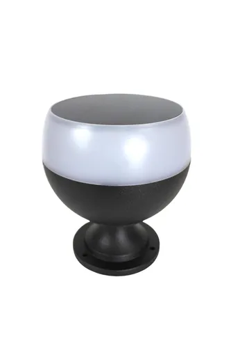 Solarleuchte Sockelleuchte Duo Color 20x18 cm - Wege- & Sockelleuchten mit modernem Design, Solar betrieben und ausgestattet mit Dämmerungssensor für automatisches Licht. Perfekt für stimmungsvolle Gartenbeleuchtung.