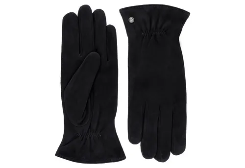 Roeckl Lederhandschuhe Straßburg schwarz 7,5 - Elegante Handschuhe aus 100% Leder, gefüttert mit hochwertiger Wolle für optimale Wärme und Komfort, ideal für kalte Tage.