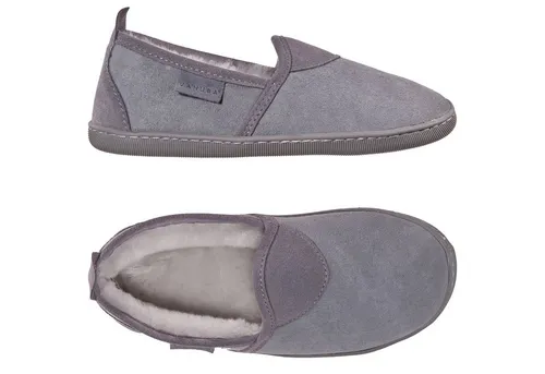 Vanuba HAMPSHIRE I Damen Hausschuh Echtleder Hüttenschuhe/Winter-Hausschuhe/Gefüttert
