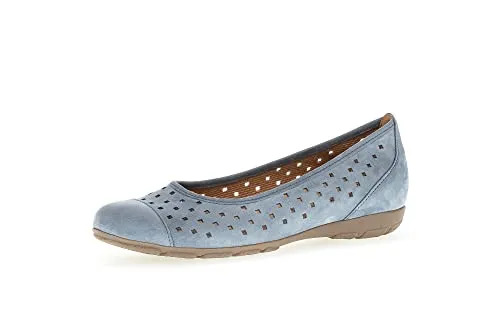 Gabor Damen Klassische Ballerinas, Frauen Flats,Halbschuhe,Sommerschuhe,Slipper,Ballerina-Schuhe,Ballett-Schuhe,Ballet-Flats,Jeans,40 EU / 6.5 UK