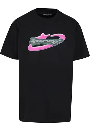 Mister Tee Speed Logo Tee Black XL - Herren T-Shirt - T-Shirts für Herren, stylisches Design mit auffälligem Logo für einen lässigen Look.