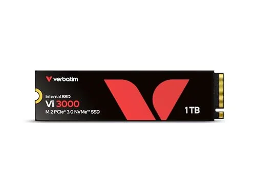 Verbatim SSD Vi3000 - 1000 GB PCIe NVMe M.2 2280, blitzschnelle Datenübertragung für optimale Leistung
