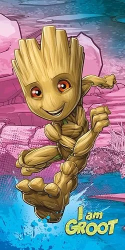 Tinisu Groot Marvel Handtuch Baumwolle Strand Badetuch 70x140cm