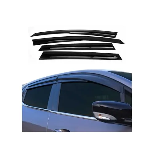 4X Windabweiser für Skoda Octavia 2013-2019 – Dunkel Acryl - Hochwertige Regenabweiser aus langlebigem Acryl, speziell für Skoda Octavia 2013-2019. Einfache Montage dank selbstklebendem System. Witterungsbeständig für zuverlässigen Einsatz.