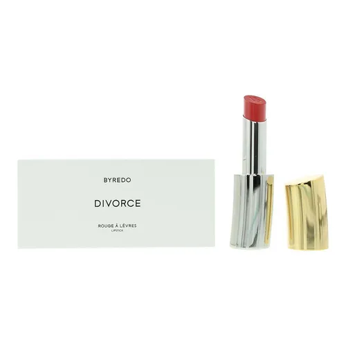 Byredo Divorce 209 Lipstick 3g für Frauen - Lippenstift in hochwertiger Formulierung, ideal für einen eleganten Look. Perfekt für Frauen, die mit einem Hauch von Luxus ihre Lippen betonen möchten.