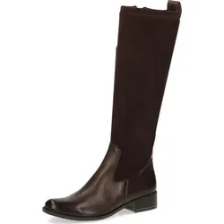Caprice Damen Stiefel 9-25514-41, Braun, modisch mit Reißverschluss - Wanderschuhe mit elegantem Design und AIRMOTION-Technologie für optimale Luftzirkulation und Komfort. Der Stretch-Schaft sorgt für perfekte Passform und Flexibilität, ideal für jeden Anlass.