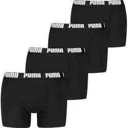PUMA MEN EVERYDAY BOXER 4P ECOM - Boxer anliegend, 4er-Pack mit breitem Logo-Webbund für höchsten Tragekomfort und sportlichen Look im Alltag.