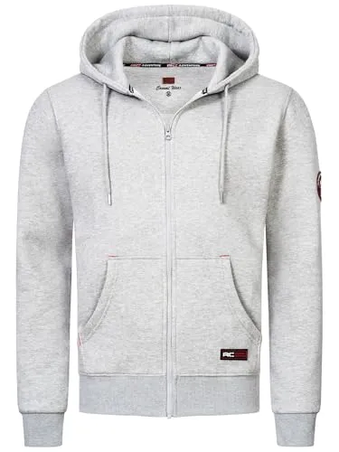 Rock Creek Herren Kapuzenpullover H-387 grau XXL - Modischer Kapuzenpullover für Herren, ideal für Freizeit und Sport. Hergestellt aus hochwertiger Baumwolle, sorgt er für hohen Tragekomfort und Bewegungsfreiheit. Verstellbare Kapuze und große Tasche bieten zusätzlichen Nutzen.