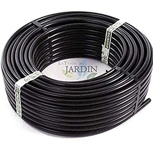 Suinga 100 m PE-ROHR/Wasserschlauch 16 mm x 1,6 mm, 4 bar - PROFI-QUALITÄT (Solaranlage, Poolbeheizung, Gärten), schwarz