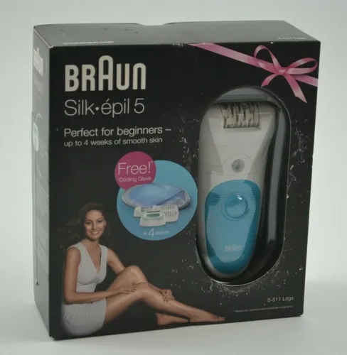 BRAUN SILK-ÉPIL 5-511 EPILIERER + 4 Extras